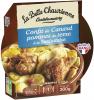 La Belle Chaurienne - Plats cuisinés micro-ondables - Confit de canard - Plat de cote